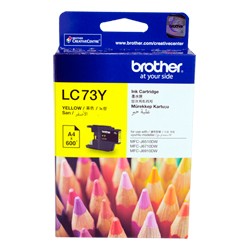 Mực Fax Brother LC 73Y Yellow Ink Cartridge (LC 73M)