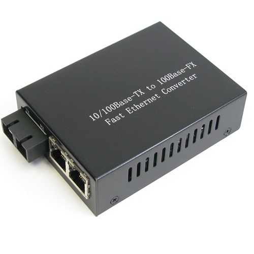 Thiết bị chuyển đổi 1 cổng Ethernet 1000M 1310/1550nm WDM BiDi 10Km SC