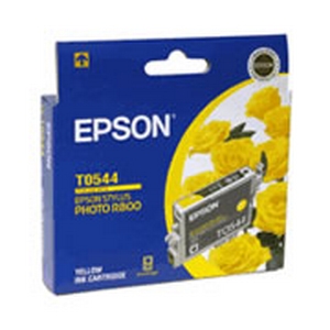 muc in epson t0544   ultrachrome hi gloss   yellow ink cartridge