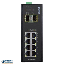 Switch IGS-1020TF Industrial 8-Port 10/100/1000T + 2 1000X SFP