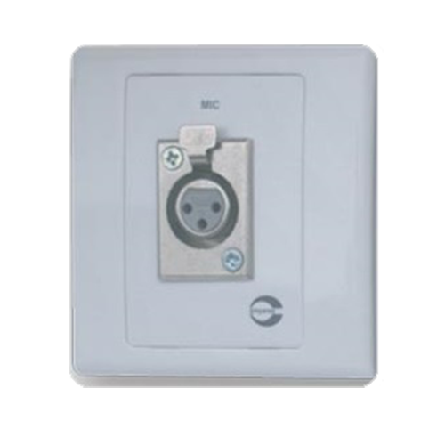 Ổ cắm micro gắn gắn tường dùng kết nối cho Microphone loại 1 cổng