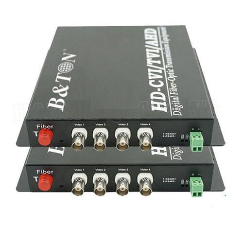 Chuyển đổi Quang-điện điện thoại 4 kênh BTON BT-HD4V1DF-T/R