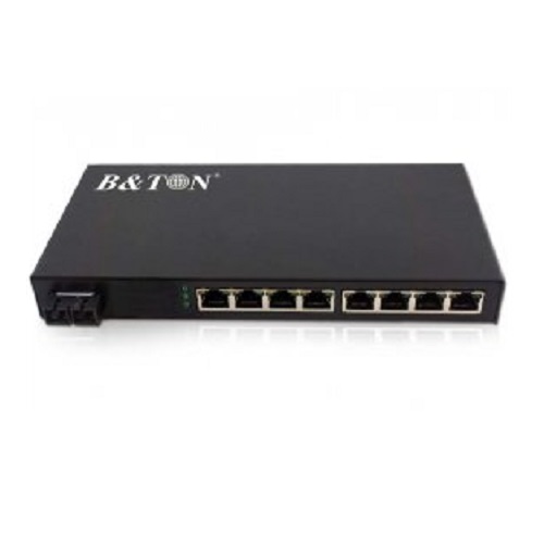 Chuyển đổi Quang Điện 8 Ethernet Port, gigabit Media Converter BTON BT-918GS-20A