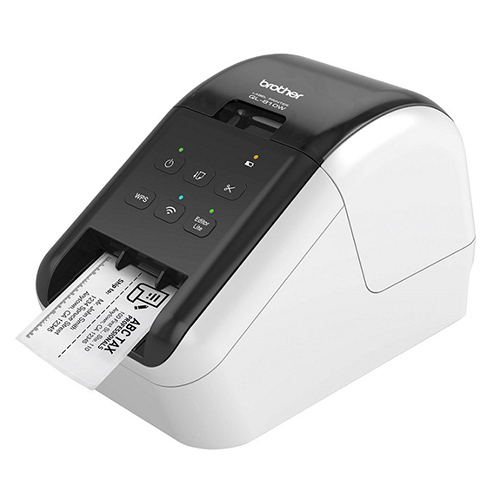 Máy in nhãn Brother QL-810W, nhẵn DK. Khổ in max 62mm
