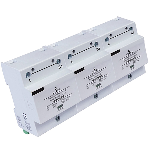 Chống sét lan truyền AC, 3 pha 3 cực (3L), kiểu 1+2+3 CITEL DS250VG-690