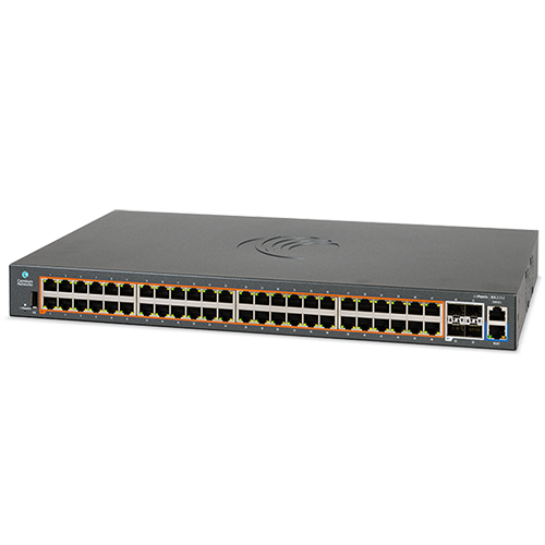 cnMatrix Switch Cambium EX2052-P 176 Gbps throughput, 48 10/100/1000 Ports, 120 Forwarding Rate in Mpps