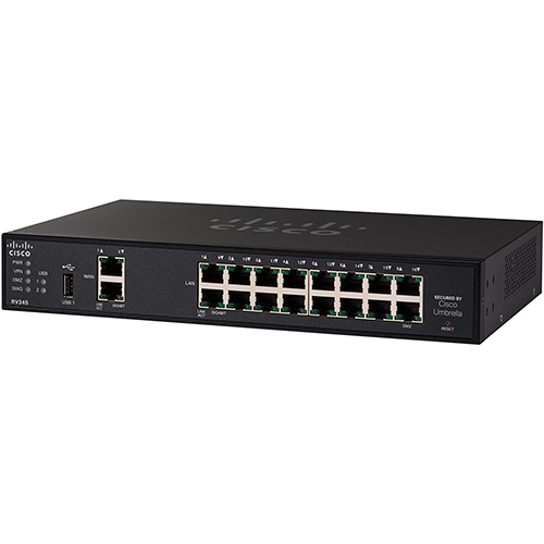 Cisco RV345P Dual WAN Gigabit POE VPN Router
