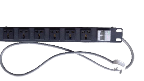 Ổ điện 3 chấu 12 cổng cho tủ mạng TMC-P12