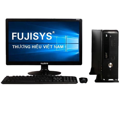Bộ máy tính FUJISYS FU-4400 Pentium G4400 3.0Ghz, RAM 4GB, HDD 500GB, 18.5