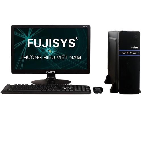 Bộ máy tính FUJISYS FU-6100 i3 6100 3.7Ghz, RAM 4GB, HDD 1,7TB, LCD 18.5