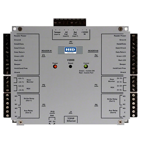 Bộ điều khiển kiểm soát ra vào 2 cửa HID V2000