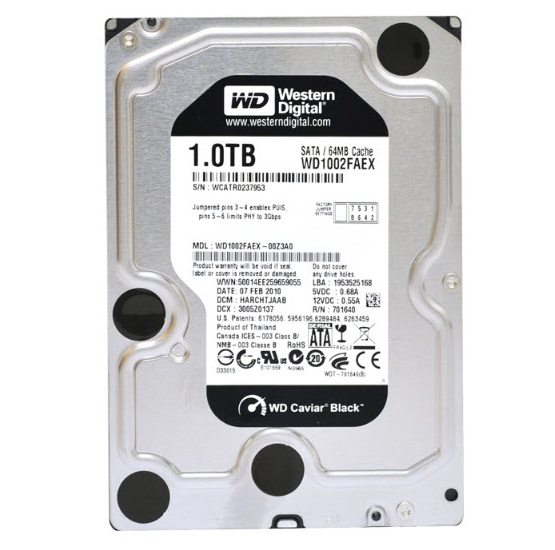 WD Caviar Black 1 TB SATA Hard Drives ( WD1002FAEX)