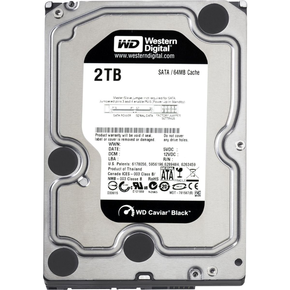 WD Caviar Black 2 TB SATA Hard Drives ( WD2002FAEX)