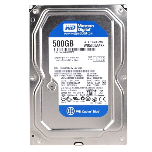 WD Caviar Blue 500 GB SATA Hard Drives ( WD5000AAKX)