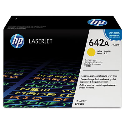 Mực in HP 642A Yellow LaserJet Toner Cartridge (CB402A)
