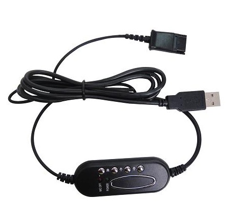 Cáp KonTact QD L-USB1-PQ Cable kết nối Tai nghe với điện thoại