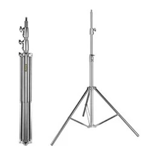 Chân đèn Inox 2.8m ốc ren 1/4 3/8 CD04 280cm