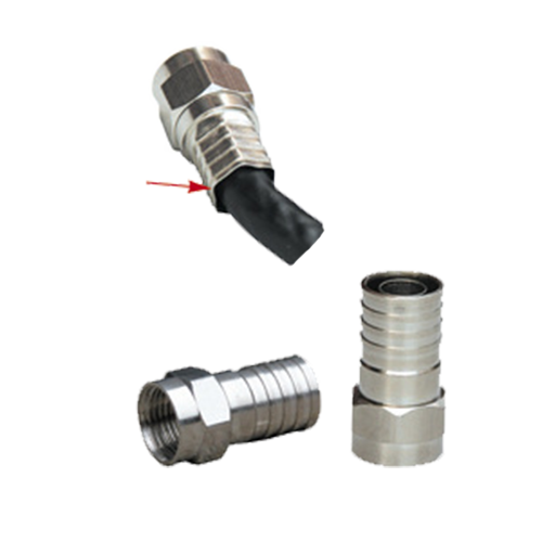Đầu nối cáp RG6-F5 bóp lục giác