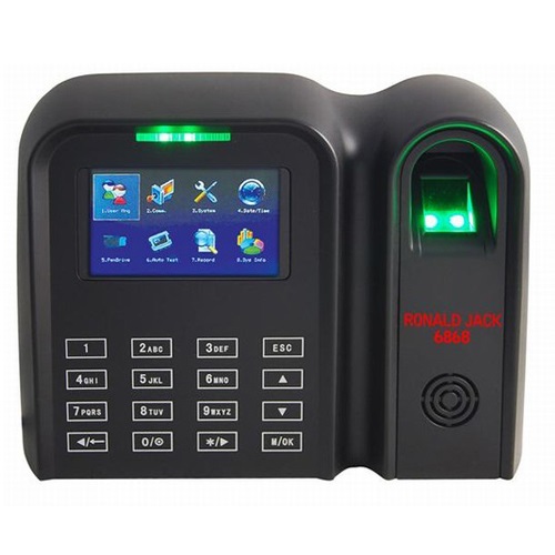 Máy chấm công vân tay và thẻ RONALD JACK 6868