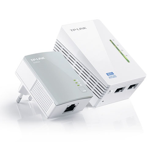 Bộ mở rộng Internet qua đường dây điện AV500 hỗ trợ WiFi tốc độ 300Mbps TL-WPA4220KIT