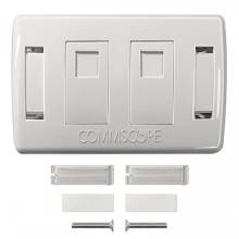 AMP US Style Faceplate mặt nạ 2 cổng