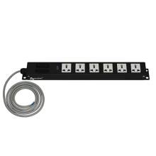 Ổ điện 6 cổng có cầu giao cho tủ mạng AMTEC AMP106-CB30