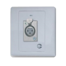 Ổ cắm micro gắn gắn tường dùng kết nối cho Microphone loại 1 cổng