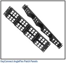 Belden KeyConnect AngleFlex Patch Panel 48-Port 1U Unloaded AX103249