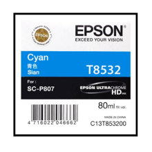 muc in epson t8532 cyan cartridge 80ml cho may sc p807