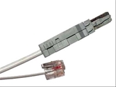 Tool test phiến đấu dây điện thoại, 2-pole test cable, 6P2C
