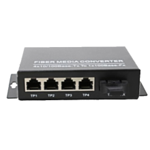 Bộ chuyển đổi quang điện 4 cổng 10/100/1000 Mbps Ethernet NETONE NO-MCF-GSM20/4E